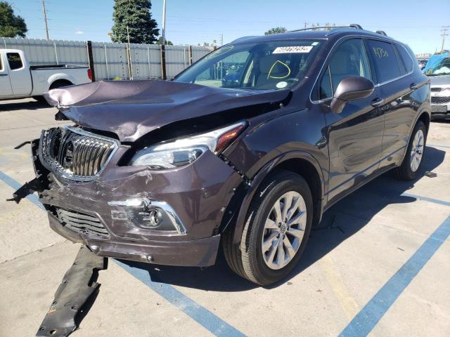 LRBFXDSA7HD125986 - 2017 BUICK ENVISION E PURPLE photo 2