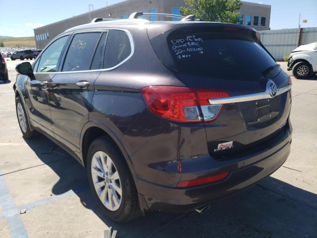 LRBFXDSA7HD125986 - 2017 BUICK ENVISION E PURPLE photo 3