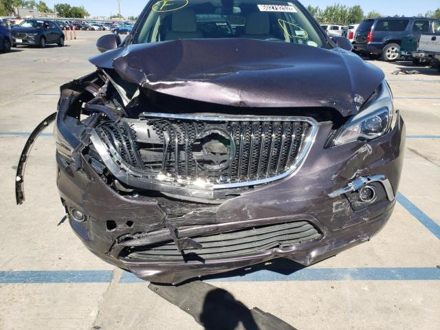 LRBFXDSA7HD125986 - 2017 BUICK ENVISION E PURPLE photo 9