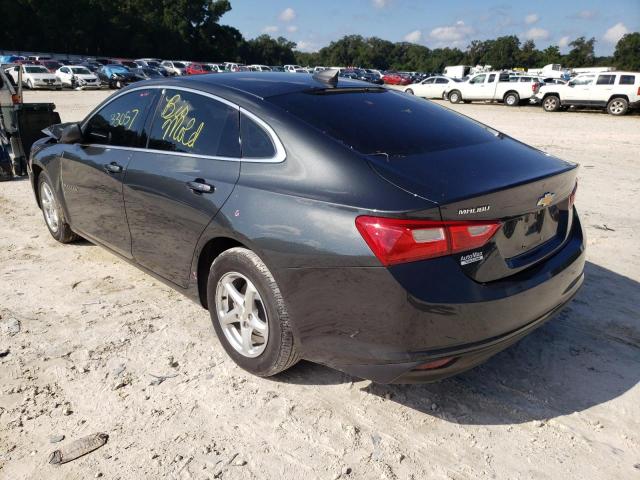 1G1ZB5STXJF183419 - 2018 CHEVROLET MALIBU LS GRAY photo 3