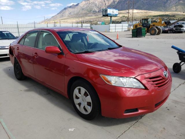 4T1BE46K97U064479 - 2007 TOYOTA CAMRY CE RED photo 1