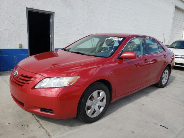 4T1BE46K97U064479 - 2007 TOYOTA CAMRY CE RED photo 2