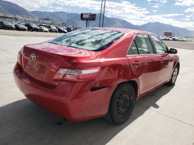 4T1BE46K97U064479 - 2007 TOYOTA CAMRY CE RED photo 4