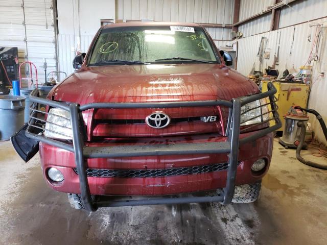 5TBDT48144S464515 - 2004 TOYOTA TUNDRA DOU BURGUNDY photo 9