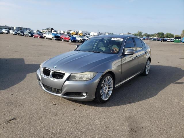 WBAPN7C51BA949132 - 2011 BMW 335 D GRAY photo 2