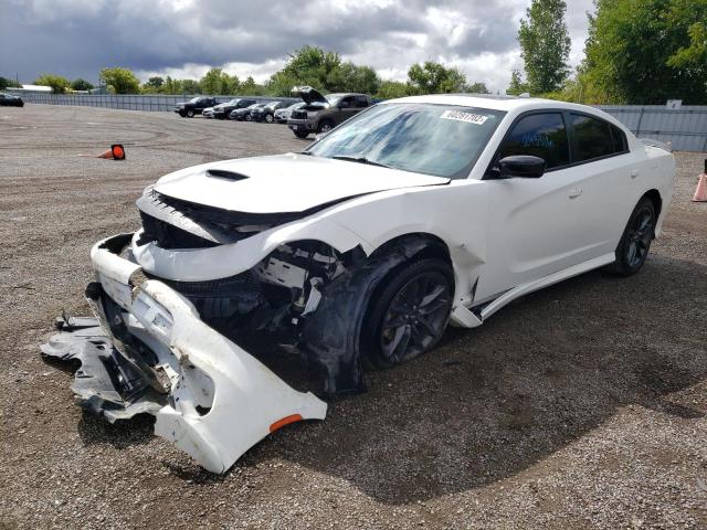 2C3CDXMGXMH562687 - 2021 DODGE CHARGER GT WHITE photo 2