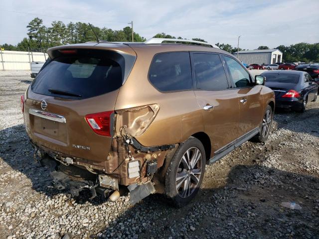 5N1DR2MNXHC607117 - 2017 NISSAN PATHFINDER TAN photo 4