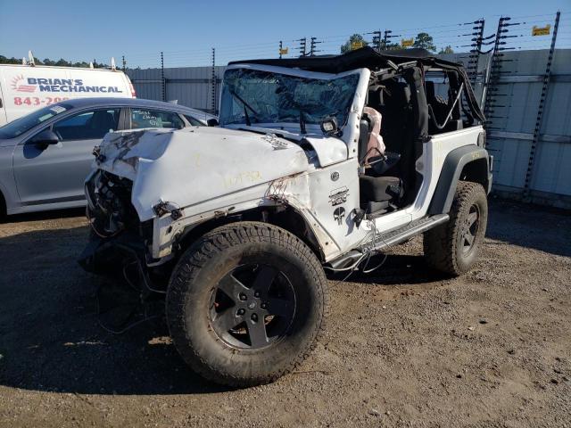 1C4GJWAG0GL129214 - 2016 JEEP WRANGLER S WHITE photo 2