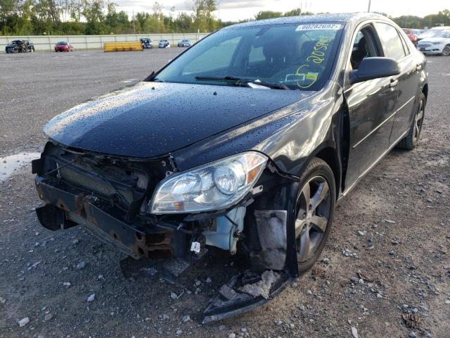 1G1ZC5EU2BF386713 - 2011 CHEVROLET MALIBU 1LT 黑色 照片 2