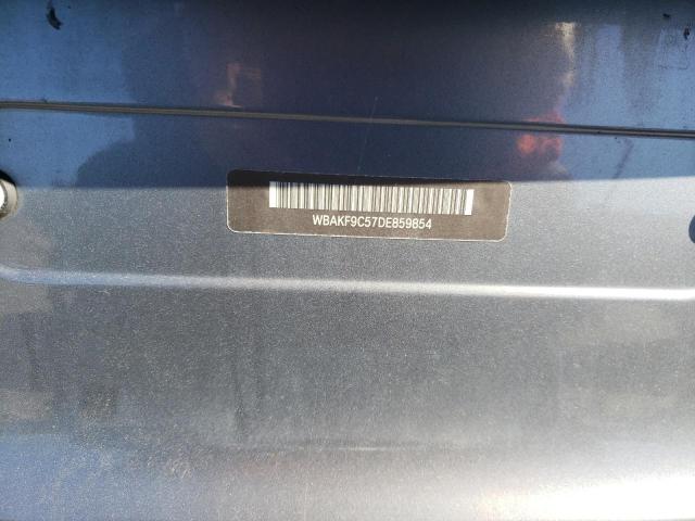 WBAKF9C57DE859854 - 2013 BMW 335 XI GRAY photo 10