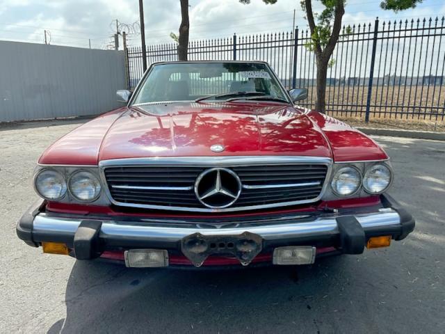 WDBBA48D9HA055510 - 1987 MERCEDES-BENZ 560 SL RED photo 2