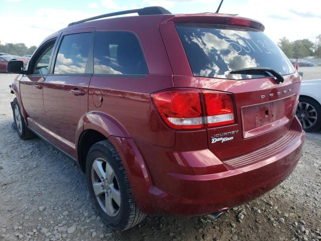 3D4PG1FG1BT501136 - 2011 DODGE JOURNEY MA BURGUNDY photo 3