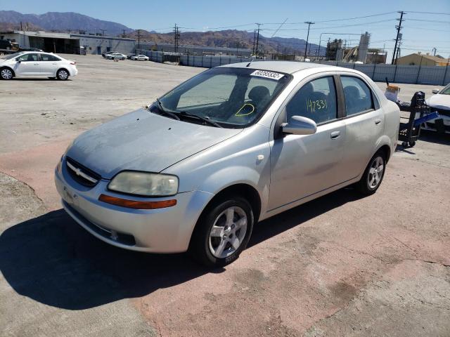 KL1TD52655B321471 - 2005 CHEVROLET AVEO BASE Gümüş foto 2