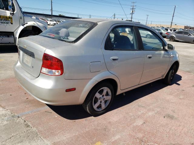 KL1TD52655B321471 - 2005 CHEVROLET AVEO BASE Gümüş foto 4
