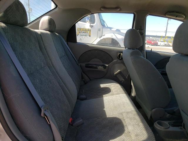 KL1TD52655B321471 - 2005 CHEVROLET AVEO BASE Gümüş foto 6