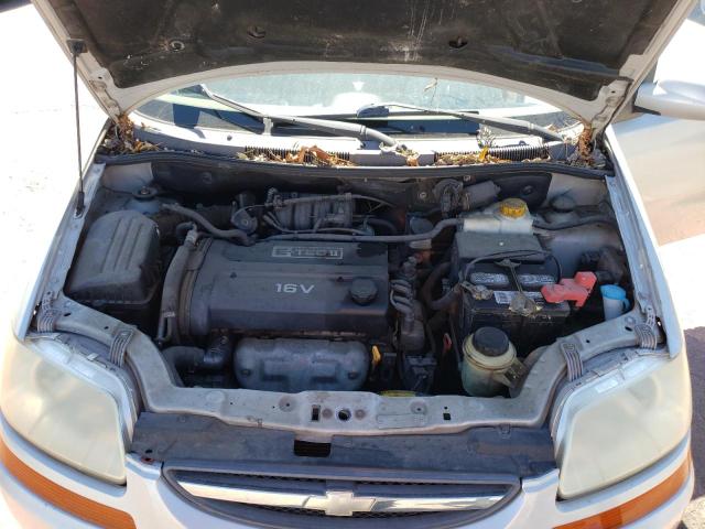 KL1TD52655B321471 - 2005 CHEVROLET AVEO BASE Gümüş foto 7