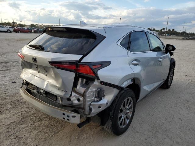 JTJYARBZXK2129254 - 2019 LEXUS NX 300 BAS SILVER photo 4