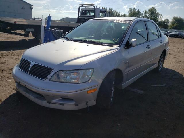 JA3AJ86E62U024848 - 2002 MITSUBISHI LANCER OZ SILVER photo 2