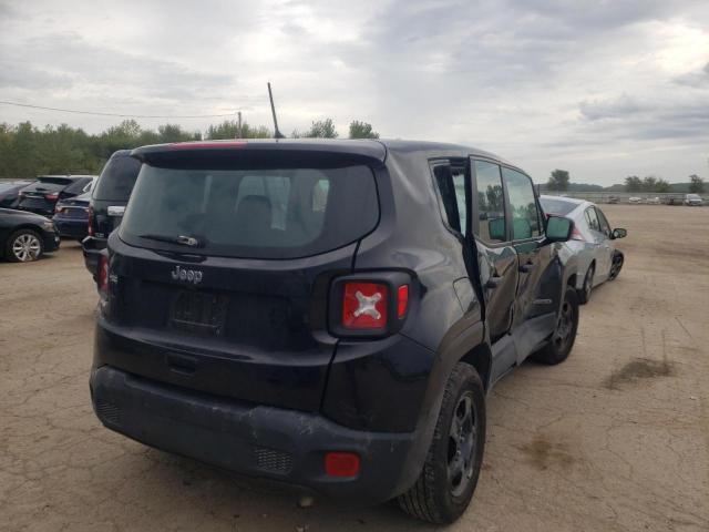 ZACNJAAB6KPK17555 - 2019 JEEP RENEGADE S BLACK photo 4