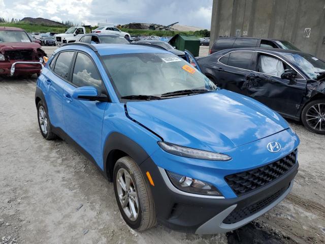 KM8K62AB8NU772552 - 2022 HYUNDAI KONA SEL BLUE photo 1