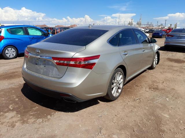 4T1BK1EB9EU110415 - 2014 TOYOTA AVALON BAS TAN photo 4