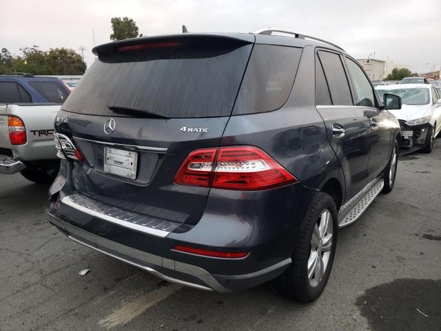 4JGDA5HB5DA162462 - 2013 MERCEDES-BENZ ML 350 4MA CHARCOAL photo 4