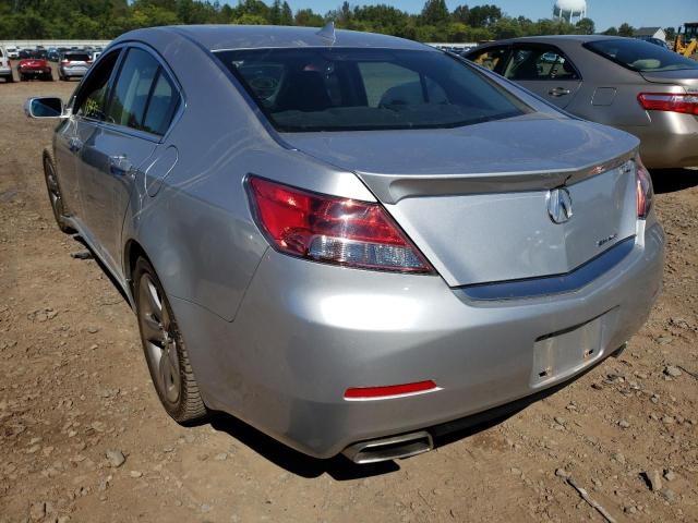 19UUA9F51EA001537 - 2014 ACURA TL TECH SILVER photo 3