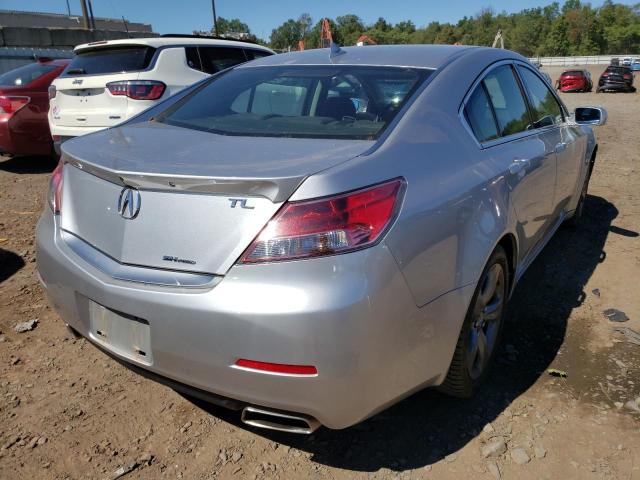 19UUA9F51EA001537 - 2014 ACURA TL TECH SILVER photo 4