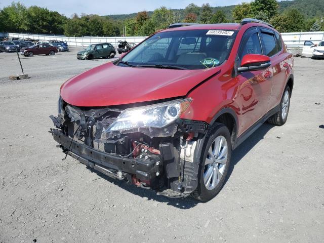 2T3DFREV6FW315740 - 2015 TOYOTA RAV4 LIMIT RED photo 2