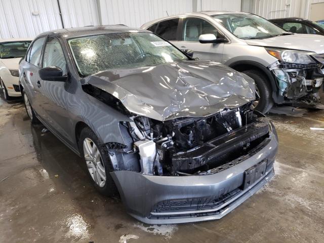 3VW2K7AJ1FM208894 - 2015 VOLKSWAGEN JETTA BASE 灰色 照片 1