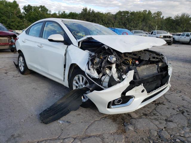 3KPC24A39KE047125 - 2019 HYUNDAI ACCENT SE WHITE photo 1