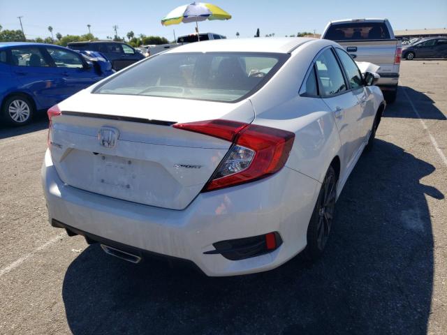 2HGFC2F80LH585285 - 2020 HONDA CIVIC SPOR WHITE photo 4