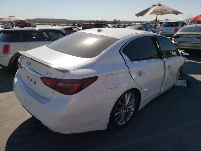 JN1EV7BP5NM312005 - 2022 INFINITI Q50 LUXE WHITE photo 4