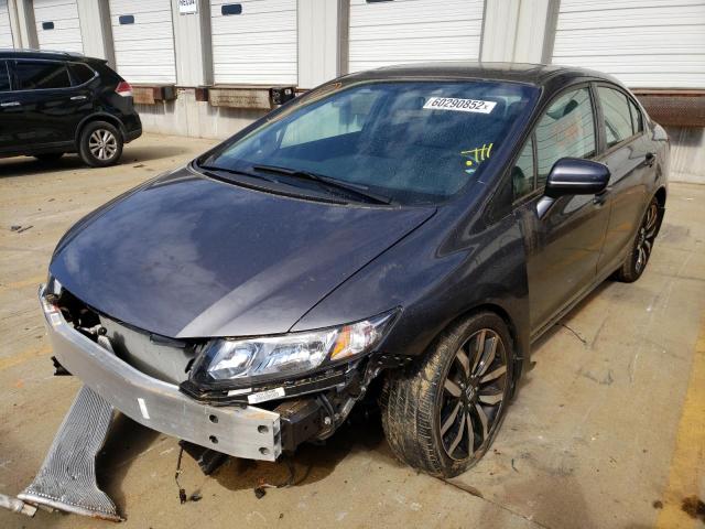 19XFB2F92FE067107 - 2015 HONDA CIVIC EXL Boz foto 2