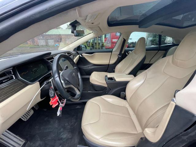 5YJSA1H13EFP40045 - 2014 TESLA MODEL S Կապույտ լուսանկար 6