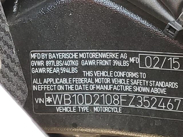 WB10D2108FZ352467 - 2015 BMW S 1000 RR BLACK photo 10