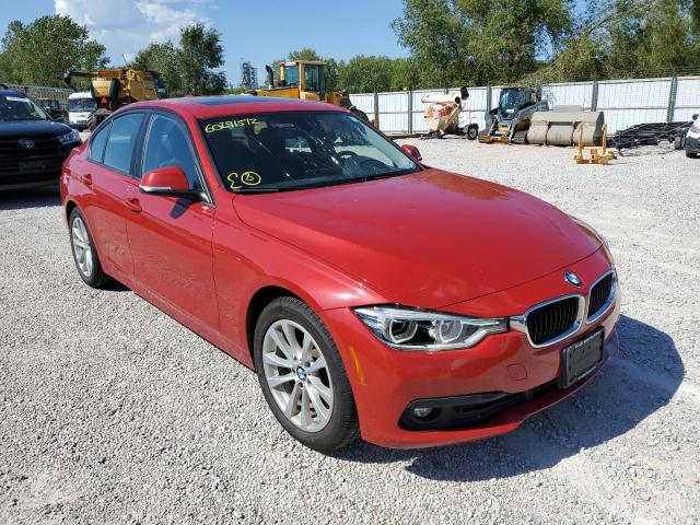 WBA8A3C59JA067357 - 2018 BMW 320 XI RED photo 1