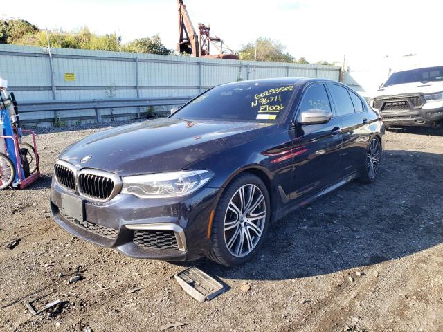 WBAJS7C06LBN96711 - 2020 BMW M550XI BLUE photo 2