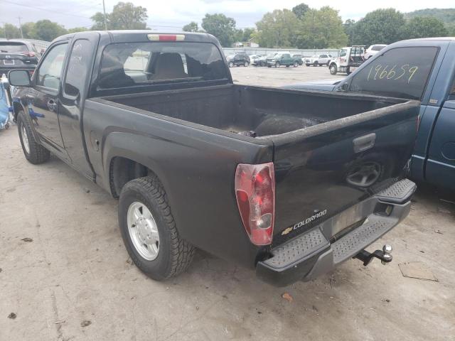 1GCCS198268231398 - 2006 CHEVROLET COLORADO BLACK photo 3