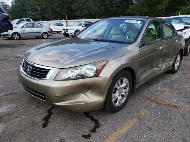 1HGCP26439A048177 - 2009 HONDA ACCORD LXP GOLD photo 2