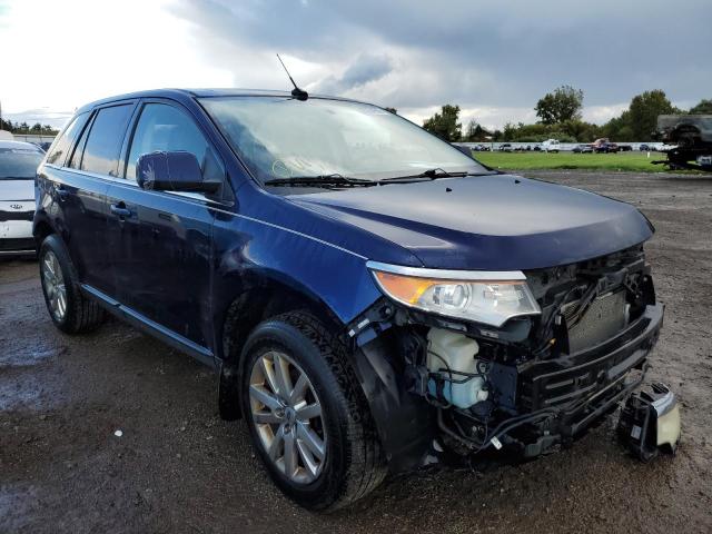 2FMDK4KC6BBA11740 - 2011 FORD EDGE LIMIT BLUE photo 1