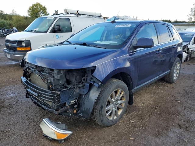 2FMDK4KC6BBA11740 - 2011 FORD EDGE LIMIT BLUE photo 2