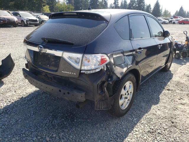 JF1GH61699G823212 - 2009 SUBARU IMPREZA 2. BLACK photo 4