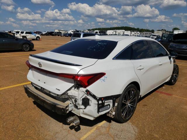 4T1BZ1FB6KU005434 - 2019 TOYOTA AVALON XLE WHITE photo 4