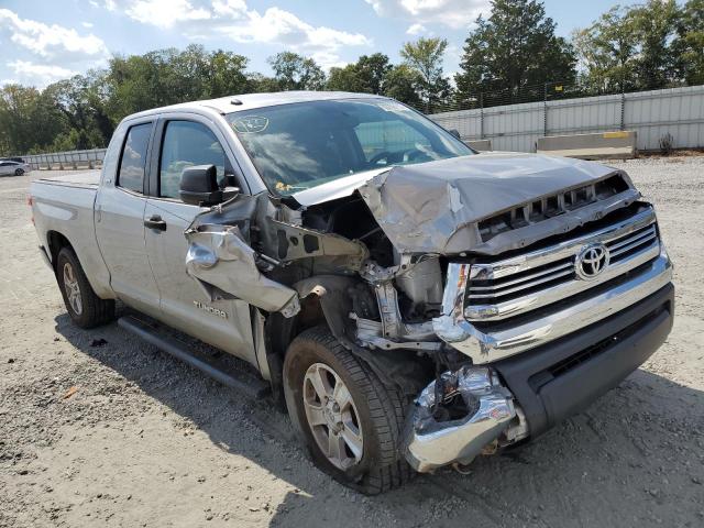 5TFUY5F17HX625554 - 2017 TOYOTA TUNDRA DOU SILVER photo 1