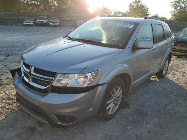 3C4PDCBG0JT475263 - 2018 DODGE JOURNEY SX SILVER photo 2