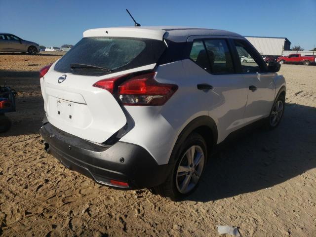 3N1CP5BV6LL****** - 2020 NISSAN KICKS S WHITE photo 4