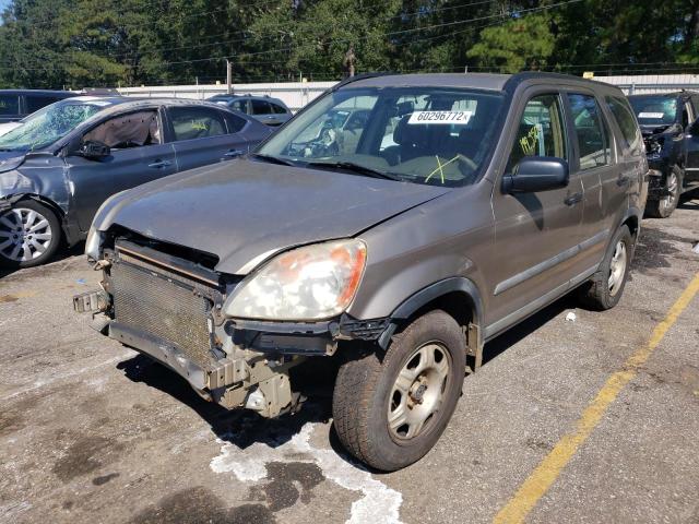 SHSRD68576U408108 - 2006 HONDA CR-V LX GOLD photo 2