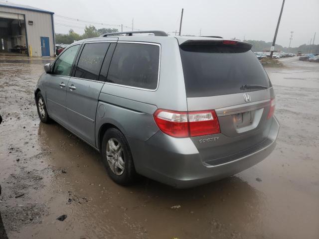 5FNRL38776B051281 - 2006 HONDA ODYSSEY EX TEAL photo 3