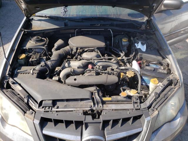 4S4BP60C397330801 - 2009 SUBARU OUTBACK GRAY photo 7